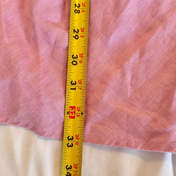 REFORMATION Kerrigan 100% Linen Light Pink Mini Dress - Picture 15 of 15